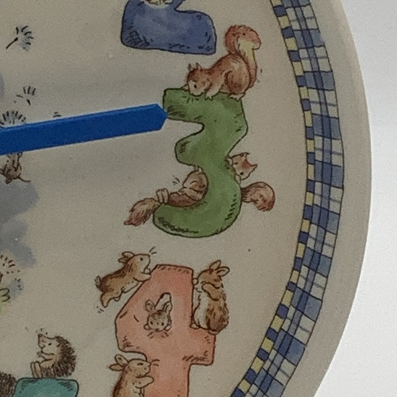 Vintage Wedgwood England Rambling Ted Children’s Wall Clock - Picture 3 of 15